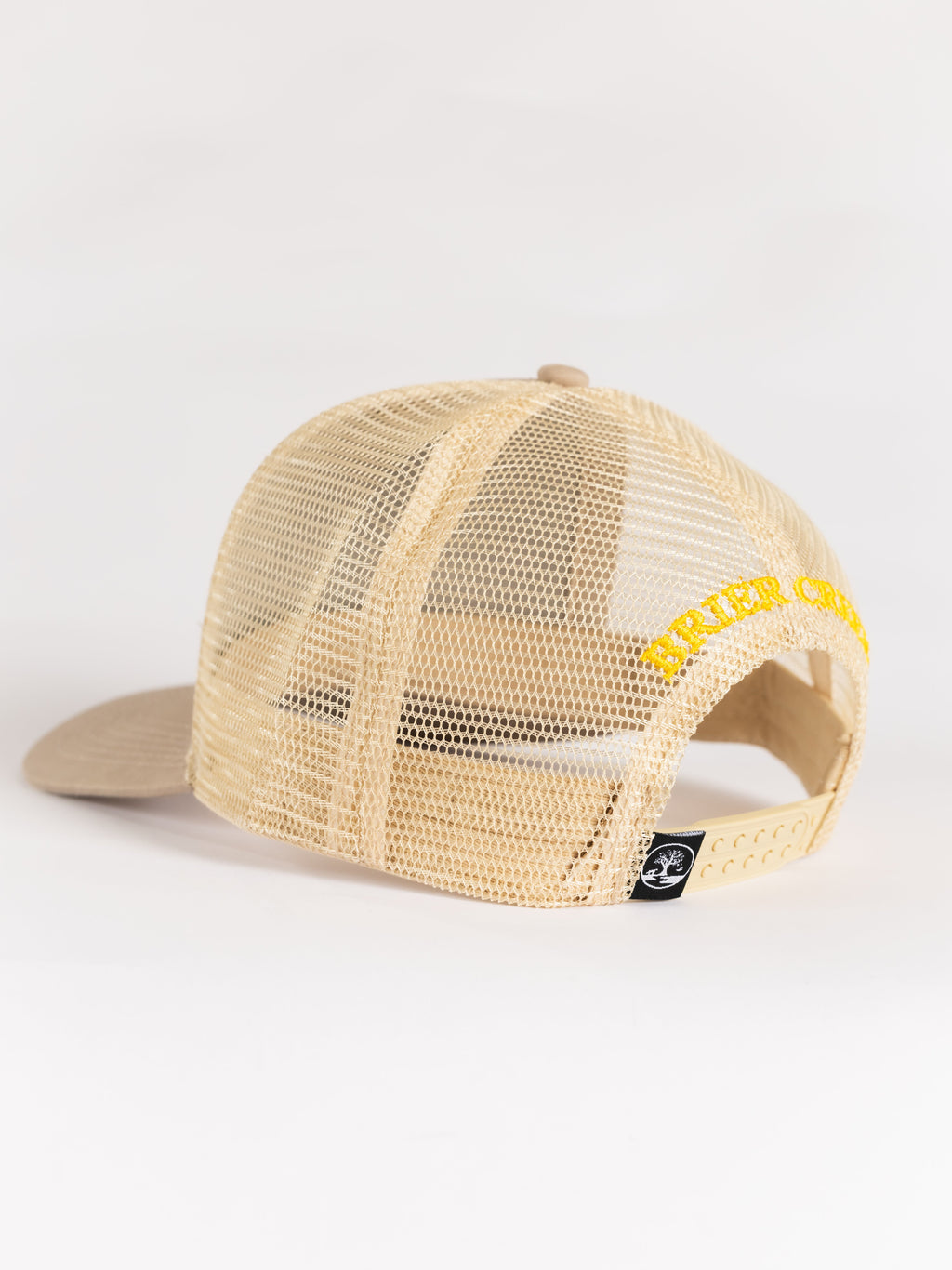 Tan Buck Head Mesh Hat