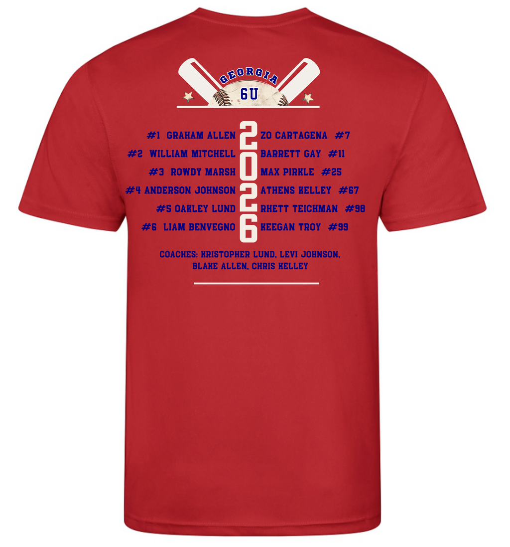 Georgia Tee - Red