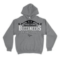 Gray Buccaneers Basketball Hoodie
